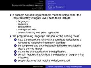 Software Requirements for Safety-related Systems | PDF