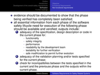Software Requirements for Safety-related Systems | PDF