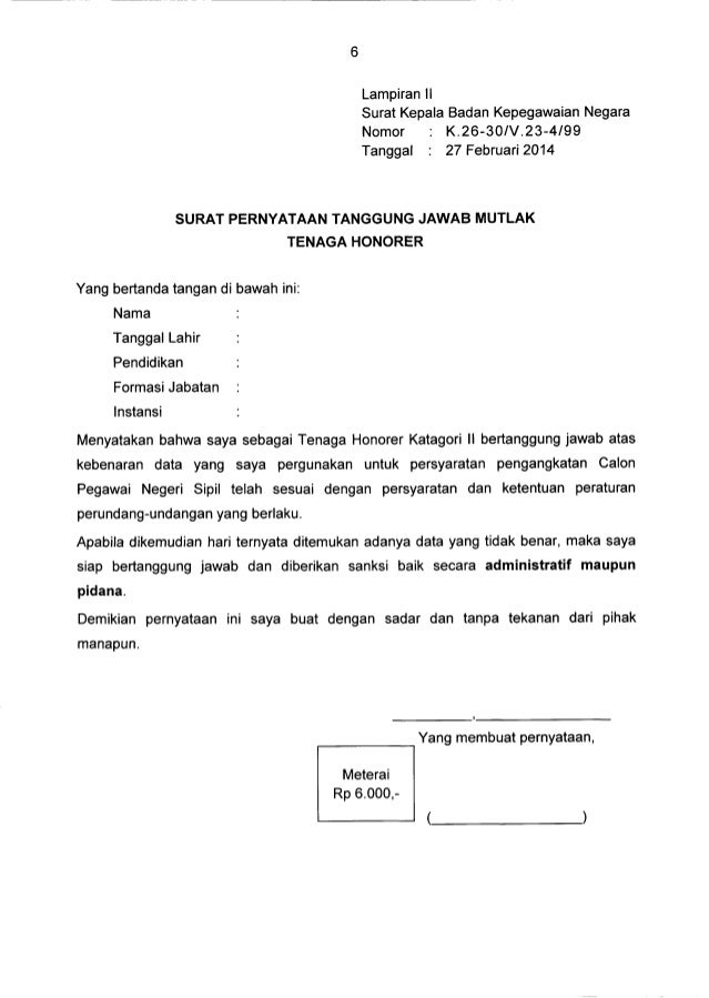 2701 surat kepala bkn nomor k.26 30 v.23-4 99 - penetapan 