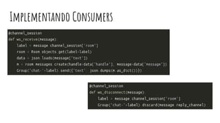 Implementando Consumers
 