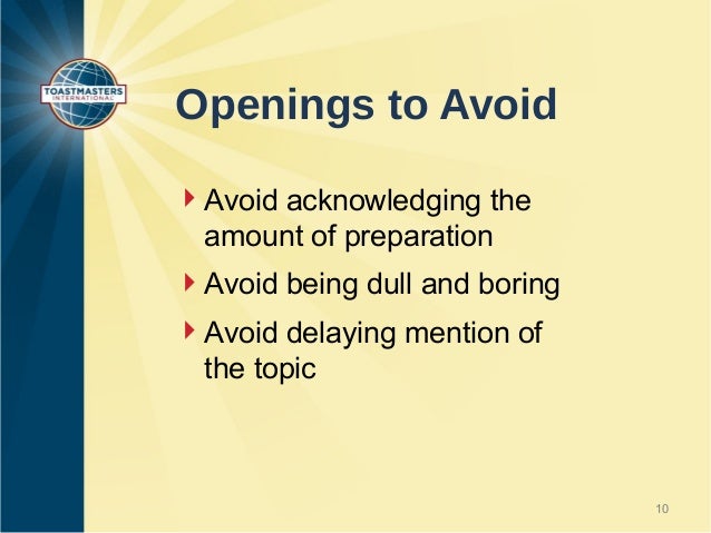 Toastmaster speeches image