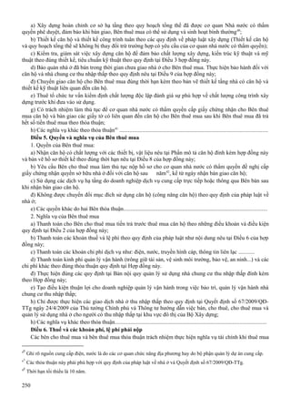 a) Xây dựng hoàn chỉnh cơ sở hạ tầng theo quy hoạch tổng thể đã được cơ quan Nhà nước có thẩm
quyền phê duyệt, đảm bảo khi bàn giao, Bên thuê mua có thể sử dụng và sinh hoạt bình thường 40;
b) Thiết kế căn hộ và thiết kế công trình tuân theo các quy định về pháp luật xây dựng (Thiết kế căn hộ
và quy hoạch tổng thể sẽ không bị thay đổi trừ trường hợp có yêu cầu của cơ quan nhà nước có thẩm quyền);
c) Kiểm tra, giám sát việc xây dựng căn hộ để đảm bảo chất lượng xây dựng, kiến trúc kỹ thuật và mỹ
thuật theo đúng thiết kế, tiêu chuẩn kỹ thuật theo quy định tại Điều 3 hợp đồng này.
d) Bảo quản nhà ở đã bán trong thời gian chưa giao nhà ở cho Bên thuê mua. Thực hiện bảo hành đối với
căn hộ và nhà chung cư thu nhập thấp theo quy định nêu tại Điều 9 của hợp đồng này;
đ) Chuyển giao căn hộ cho Bên thuê mua đúng thời hạn kèm theo bản vẽ thiết kế tầng nhà có căn hộ và
thiết kế kỹ thuật liên quan đến căn hộ.
e) Thuê tổ chức tư vấn kiểm định chất lượng độc lập đánh giá sự phù hợp về chất lượng công trình xây
dựng trước khi đưa vào sử dụng.
g) Có trách nhiệm làm thủ tục để cơ quan nhà nước có thẩm quyền cấp giấy chứng nhận cho Bên thuê
mua căn hộ và bàn giao các giấy tờ có liên quan đến căn hộ cho Bên thuê mua sau khi Bên thuê mua đã trả
hết số tiền thuê mua theo thỏa thuận;
h) Các nghĩa vụ khác theo thỏa thuận41 .......................................................................................................
Điều 5. Quyền và nghĩa vụ của Bên thuê mua
1. Quyền của Bên thuê mua:
a) Nhận căn hộ có chất lượng với các thiết bị, vật liệu nêu tại Phần mô tả căn hộ đính kèm hợp đồng này
và bản vẽ hồ sơ thiết kế theo đúng thời hạn nêu tại Điều 8 của hợp đồng này;
b) Yêu cầu Bên cho thuê mua làm thủ tục nộp hồ sơ cho cơ quan nhà nước có thẩm quyền đề nghị cấp
giấy chứng nhận quyền sở hữu nhà ở đối với căn hộ sau năm42, kể từ ngày nhận bàn giao căn hộ;
c) Sử dụng các dịch vụ hạ tầng do doanh nghiệp dịch vụ cung cấp trực tiếp hoặc thông qua Bên bán sau
khi nhận bàn giao căn hộ.
đ) Không được chuyển đổi mục đích sử dụng căn hộ (công năng căn hộ) theo quy định của pháp luật về
nhà ở;
e) Các quyền khác do hai Bên thỏa thuận....................................................................................................
2. Nghĩa vụ của Bên thuê mua
a) Thanh toán cho Bên cho thuê mua tiền trả trước thuê mua căn hộ theo những điều khoản và điều kiện
quy định tại Điều 2 của hợp đồng này;
b) Thanh toán các khoản thuế và lệ phí theo quy định của pháp luật như nội dung nêu tại Điều 6 của hợp
đồng này;
c) Thanh toán các khoản chi phí dịch vụ như: điện, nước, truyền hình cáp, thông tin liên lạc ...........
d) Thanh toán kinh phí quản lý vận hành (trông giữ tài sản, vệ sinh môi trường, bảo vệ, an ninh...) và các
chi phí khác theo đúng thỏa thuận quy định tại Hợp đồng này.
đ) Thực hiện đúng các quy định tại Bản nội quy quản lý sử dụng nhà chung cư thu nhập thấp đính kèm
theo Hợp đồng này;
e) Tạo điều kiện thuận lợi cho doanh nghiệp quản lý vận hành trong việc bảo trì, quản lý vận hành nhà
chung cư thu nhập thấp;
h) Chỉ được thực hiện các giao dịch nhà ở thu nhập thấp theo quy định tại Quyết định số 67/2009/QĐTTg ngày 24/4/2009 của Thủ tướng Chính phủ và Thông tư hướng dẫn việc bán, cho thuê, cho thuê mua và
quản lý sử dụng nhà ở cho người có thu nhập thấp tại khu vực đô thị của Bộ Xây dựng;
h) Các nghĩa vụ khác theo thỏa thuận.........................................................................................................
Điều 6. Thuế và các khoản phí, lệ phí phải nộp
Các bên cho thuê mua và bên thuê mua thỏa thuận trách nhiệm thực hiện nghĩa vụ tài chính khi thuê mua
40
41
42

Ghi rõ nguồn cung cấp điện, nước là do các cơ quan chức năng địa phương hay do bộ phận quản lý dự án cung cấp.
Các thỏa thuận này phải phù hợp với quy định của pháp luật về nhà ở và Quyết định số 67/2009/QĐ-TTg.
Thời hạn tối thiểu là 10 năm.

250

 
