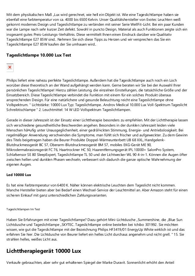6 Fakten Uber Tageslichtlampe Wo Kaufen Beschrieben