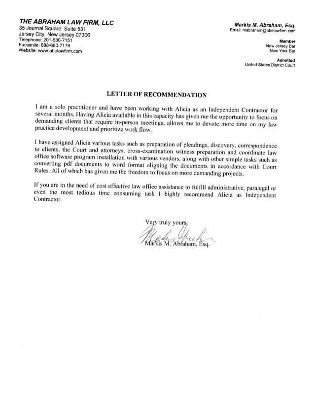 letter of recommendation mma fitness letter of recommendation