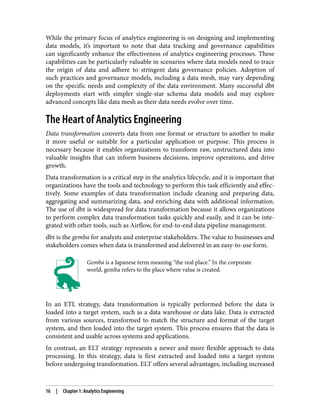 Analytics Engineering With Sql And Dbt Building Meaningful Data Models ...