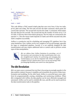 Analytics Engineering With Sql And Dbt Building Meaningful Data Models ...