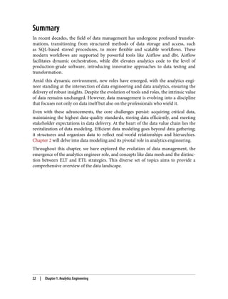 Analytics Engineering With Sql And Dbt Building Meaningful Data Models ...