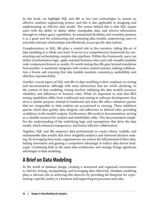 Analytics Engineering With Sql And Dbt Building Meaningful Data Models ...