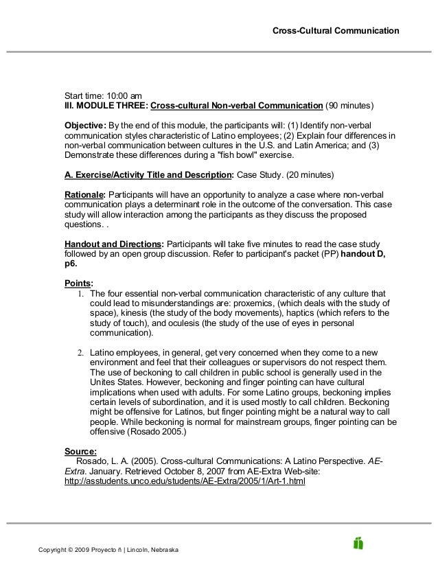 Cross cultural communication case study pdf picture