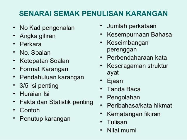 Panduan Menjawab Bahasa Melayu Kertas 1 SPM