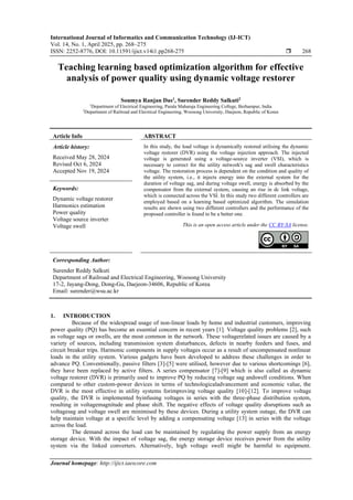 Teaching learning based optimization algorithm for effective analysis ...