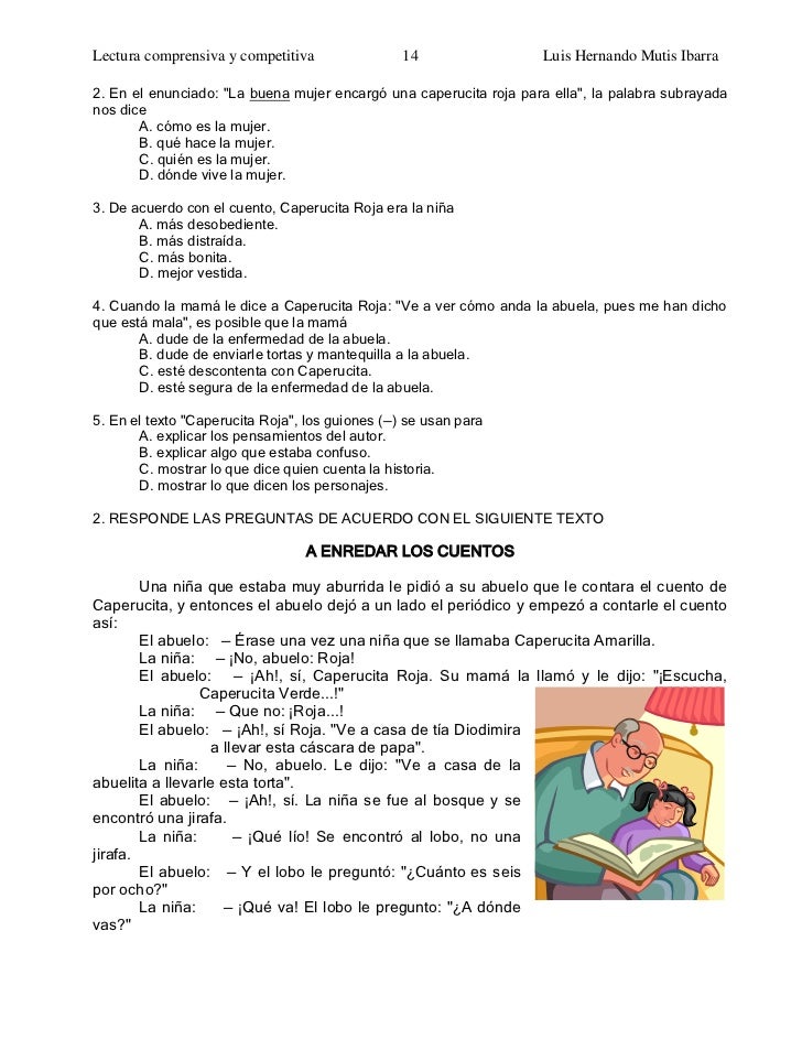 preguntas inferenciales del cuento caperucita roja 27222504 lectura comprensiva preguntas inferenciales del cuento caperucita roja 27222504 lectura comprensiva