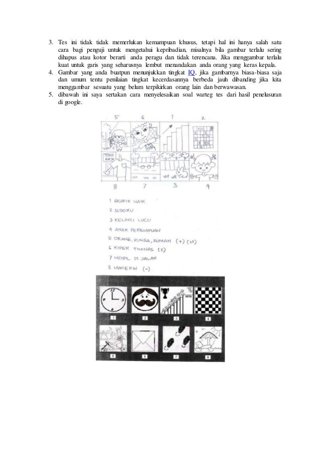 Cara Mengerjakan Soal Tes Iq Gambar