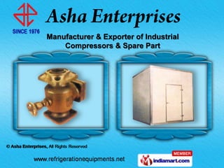 Manufacturer & Exporter of Industrial
    Compressors & Spare Part
 