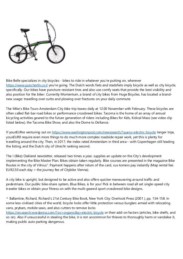bikes to ride in the city