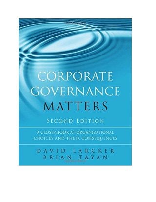 Corporate Governance Matters, 2nd Edition (August 2015)