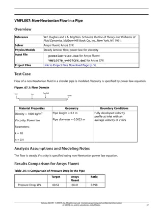 Ansys 2023 R1 Fluid Dynamics Verification Manual Ansys | PDF