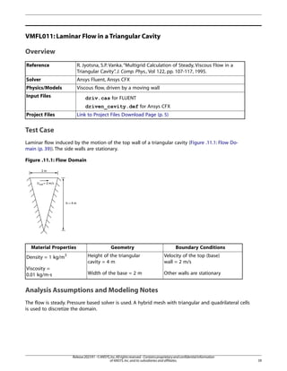 Ansys 2023 R1 Fluid Dynamics Verification Manual Ansys | PDF