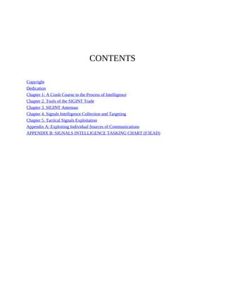 The Guerrillas Guide To Signals Intelligence Scout Nc | PDF