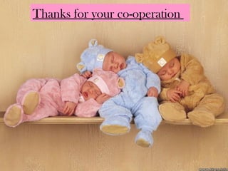 Thanks for your co-operation
 