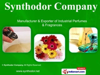 Manufacturer & Exporter of Industrial Perfumes  & Fragrances 