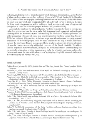 Prosaic Stone Flint And Stone In The Neolithic Period Alan Saville | PDF