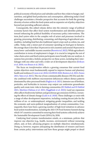 The Political Economy Of Food System Transformation Pathways To ...