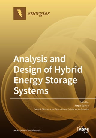 Analysis And Design Of Hybrid Energy Storage Systems Jorge Garcia | PDF