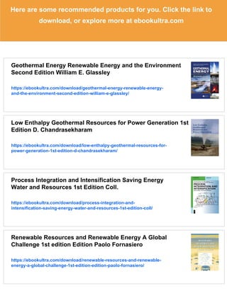 Geothermal Systems and Energy Resources Turkey and Greece 1st Edition ...