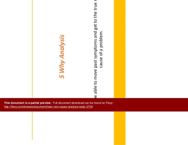 lean root cause analysis tools root cause analysis tools download