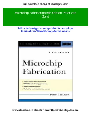 PDF Microchip Fabrication 5th Edition Peter Van Zant download | PDF