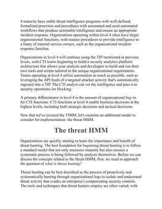 Operationalizing Threat Intelligence 1 Converted Kyle Wilhoit | PDF