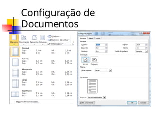 Configuração de
Documentos
 