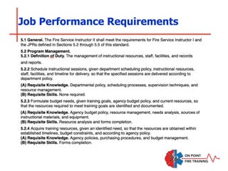 Job Performance Requirements
 