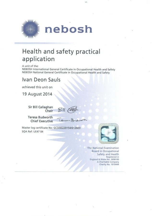Nebosh IGC3 Nebosh IGC3