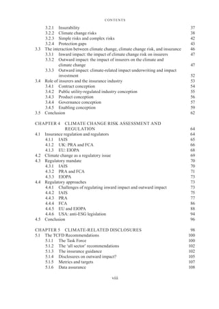 Insurance Climate Change And The Law Arnolddwyer Franziska | PDF