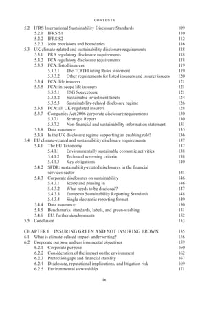 Insurance Climate Change And The Law Arnolddwyer Franziska | PDF