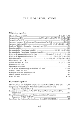 Insurance Climate Change And The Law Arnolddwyer Franziska | PDF