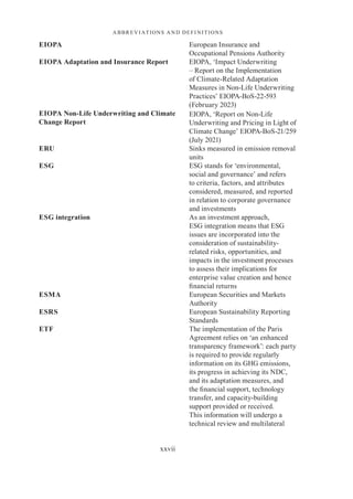 Insurance Climate Change And The Law Arnolddwyer Franziska | PDF
