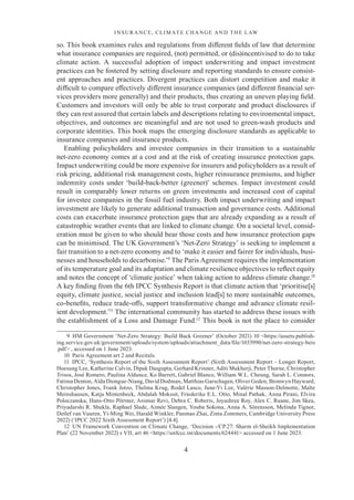 Insurance Climate Change And The Law Arnolddwyer Franziska | PDF