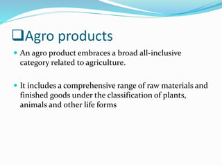 agro product awareness presentation | PPTX