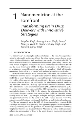 Nanoarchitectonics For Brain Drug Delivery Anurag Kumar Singh | PDF