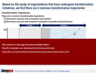 Two Phases of Business Transformation | PDF