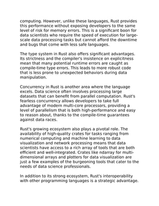 Rust For Data Science A Rustacean Odyssey A Sophisiticated Guide For ...