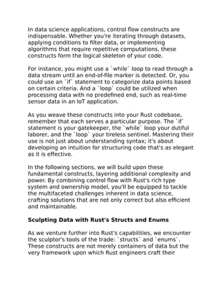 Intuition Rust Rust For Data Science A Rustacean Odyssey A Sophisiticated Guide For ...