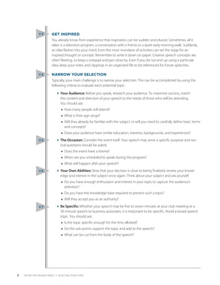 Selecting Your Topic (PDF) | PDF