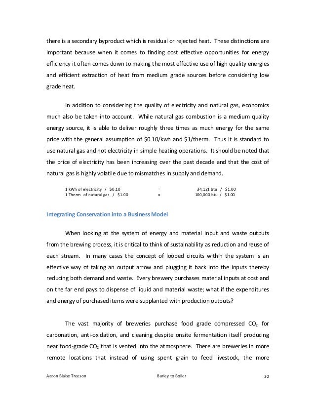 Boiler thesis