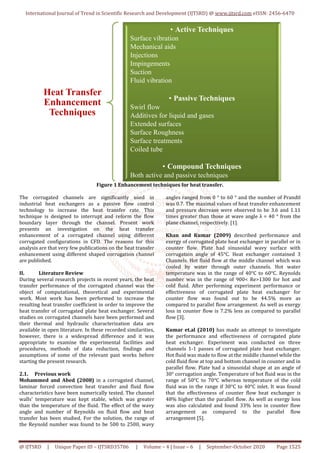 CFD Analysis for Heat Transfer Enhancement of a Corrugated Plate Heat ...
