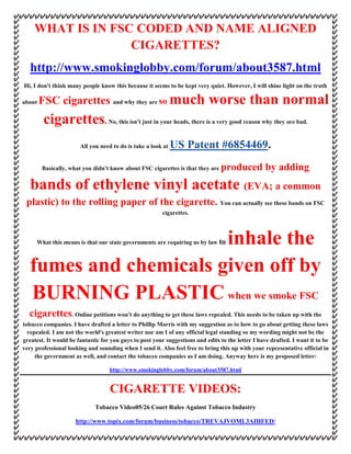 FSC-CIGARETTES-TOXIC-DECEPTIVE-PRACTICES-CRIMINAL-FRAUD-GASEOUS-ACTIVATORS-5-YEAR-THROAT-CANCER-PLAN-NAME-ALIGNED-PRAYER[1]