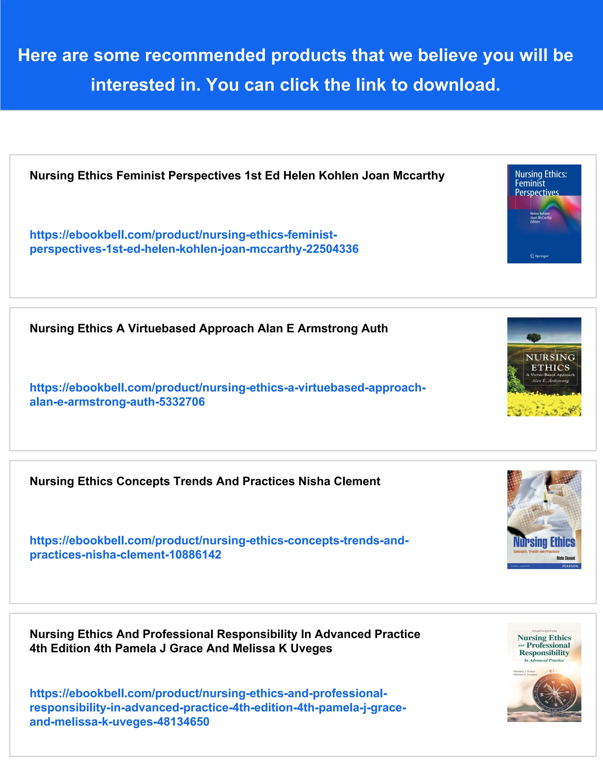 Nursing Ethics Across The Curriculum And Into Practice 5th Edition